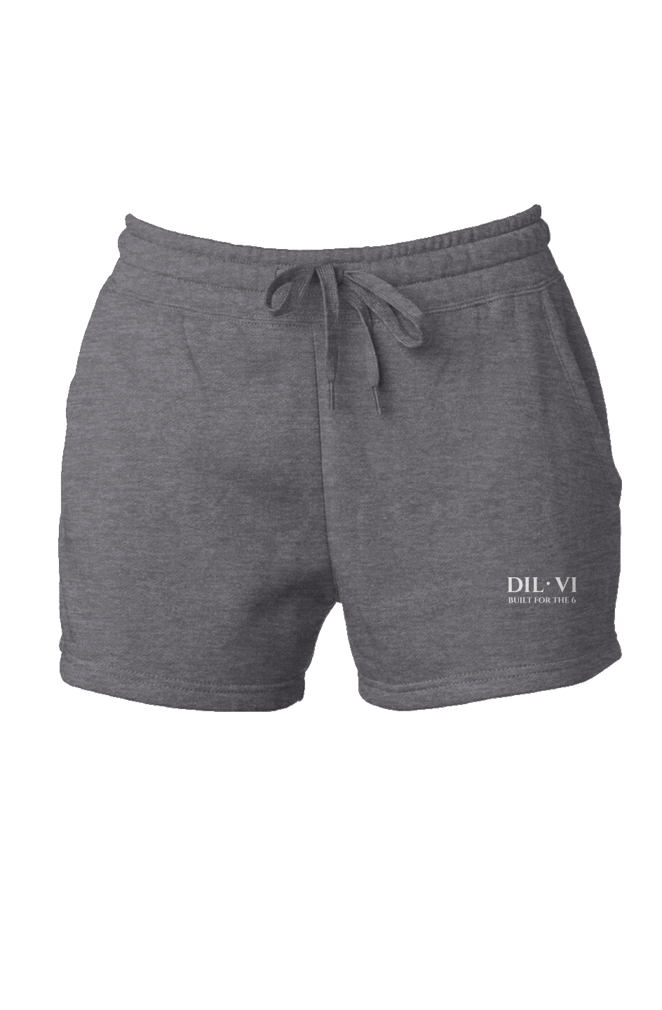 DIL VI Womens Classic Embroidered Cali Wave Short